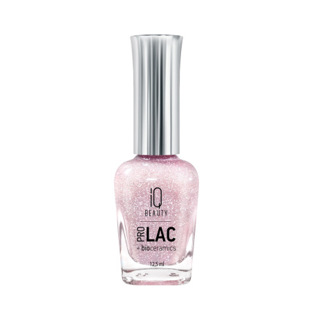 137 т. IQ BEAUTY Лак для ногтей укрепляющий PROLAC+bioceramics, 12.5 мл