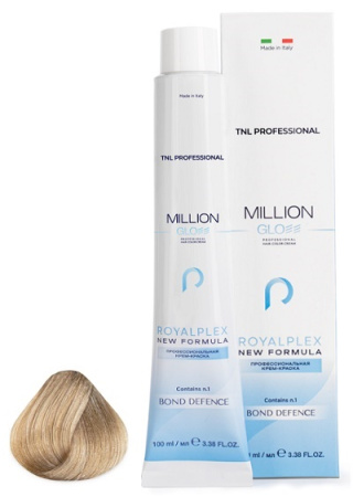 Крем-краска для волос TNL Million Gloss 900 Осветляющий натуральный, 100 мл