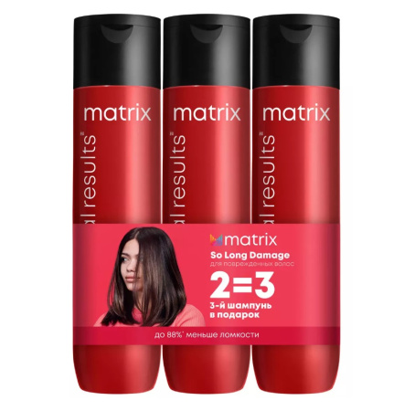 МХ TP Солонг Демейдж(Шампунь 300 мл-3 шт)