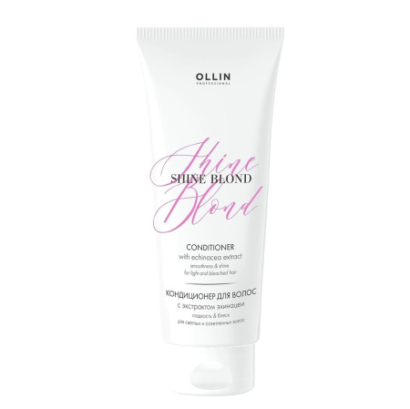 МП Ollin Кондиц.с экстрактом эхинацеи Shine Blond 200 мл