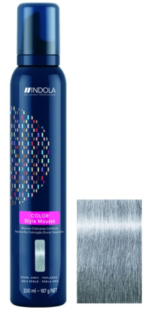 Мусс оттеночный с эффектом стайлинга Color Style Mousse Жемчужный серый, 200 мл