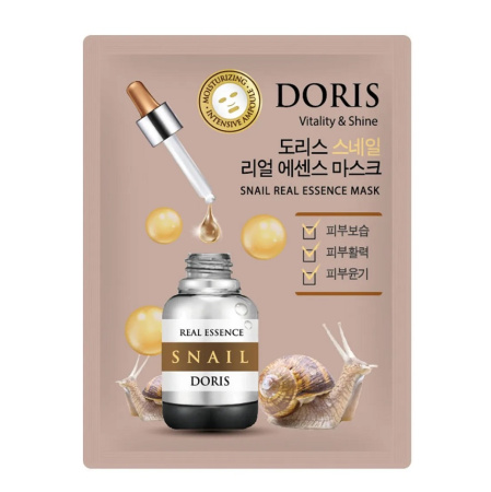 Тканевая маска для лица "Муцин улитки" Doris, 25 г