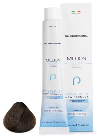 TNL Million Gloss оттенок 5.32 Светлый коричневый палисандр, 100 мл