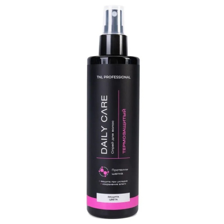 Спрей термозащитный для волос TNL Daily Care Защита цвета с протеинами шелка, 250 мл