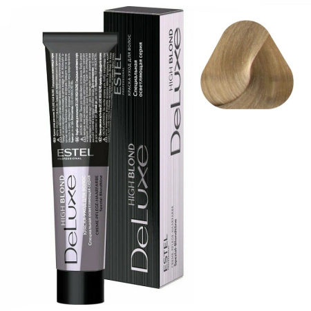Краска-уход Estel De Luxe High Blond 117 пепельно-коричневый блондин ультра, 60 мл