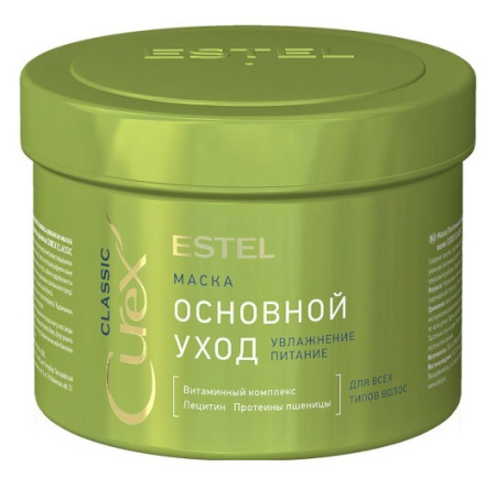 Маска для всех типов волос Estel Curex Classic "Основной уход", 500 мл