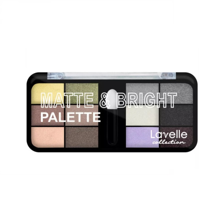 Тени для век 12-ти цветные Lavelle Collection Matte Bright, т. 01, 9 г
