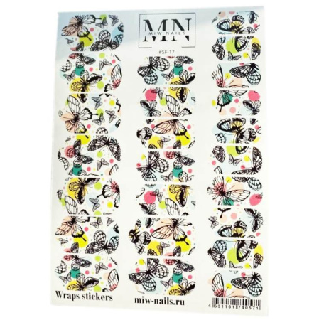 Плёнки для маникюра MIW Nails SF-17