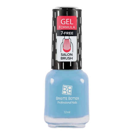 Лак для ногтей Brigitte Bottier Gel Formula, т. 19 нежно-голубой, 12 мл