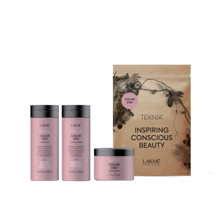 Набор для защиты цвета окрашенных волос Lakme Teknia Travel Pack Color Stay