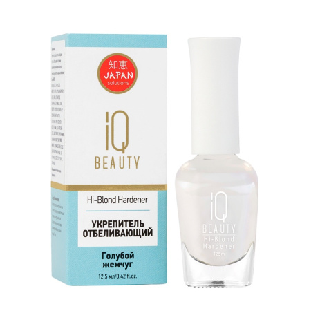 IQ BEAUTY Укрепитель отбеливающий, голубой жемчуг, 12.5 мл