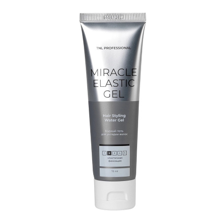Водный гель для укладки волос TNL Miracle Elastic Gel эластичная фиксация, 75 мл