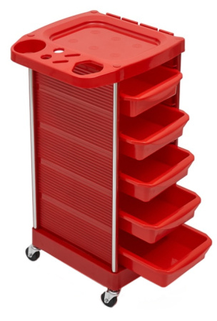 Тележка парикмахерская DY-529 Red