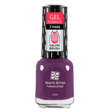 Лак для ногтей Brigitte Bottier Gel Formula, т. 75 лилово-розовый, 12 мл