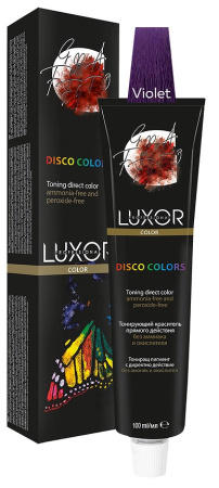 Тонирующий гель для волос прямого действия Disco Colors фиолетовый, 100 мл