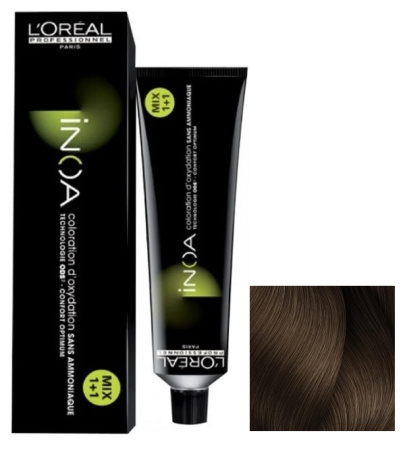 Краска для волос Loreal INOA, 7.23 блондин перл.-зол., 60 мл