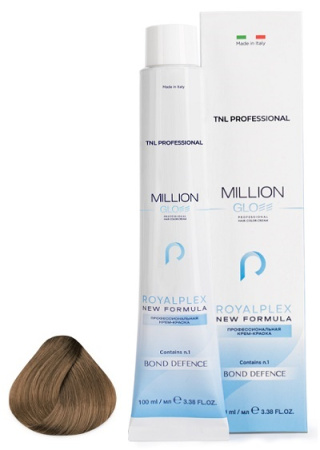 TNL Million Gloss оттенок 5.31 Светлый коричневый золотистый бежевый, 100 мл