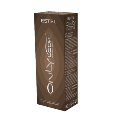 Краска для бровей и ресниц Estel Only Looks коричневая, 80 мл