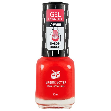 Лак для ногтей Brigitte Bottier Gel Formula, т. 11 розовый неон, 12 мл