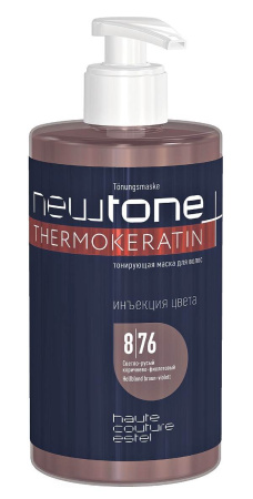 Маска тонирующая для волос Estel Newtone 8/76 светло-русый коричнево-фиолетовый, 435 мл