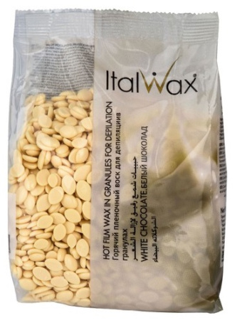 Воск горячий (пленочный) ItalWax "Белый шоколад" гранулы, 500 г