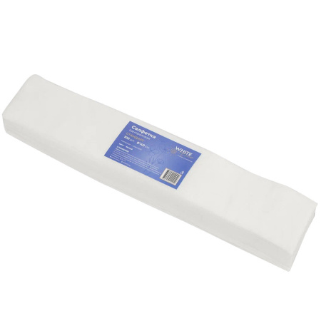 Салфетка-воротничок White Line 8х40 спанлейс белый, 100 шт