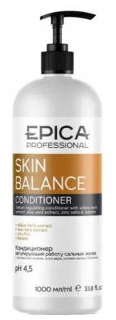 Кондиционер регулирующий работу сальных желез Epica Skin Balance, 1000 мл