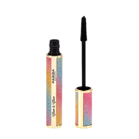Тушь для ресниц Parisa Glam Glow M-118, чёрная, 12 мл 