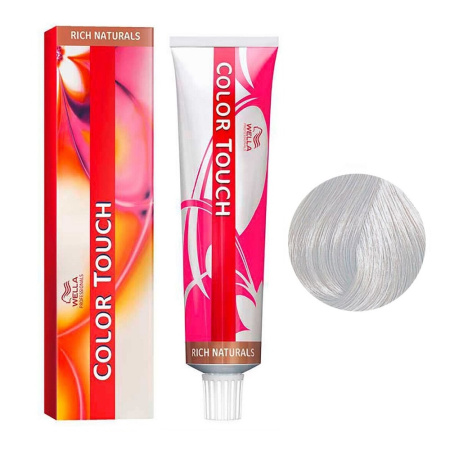 Крем-краска Wella Color Touch 8/81 серебряный, 60 мл