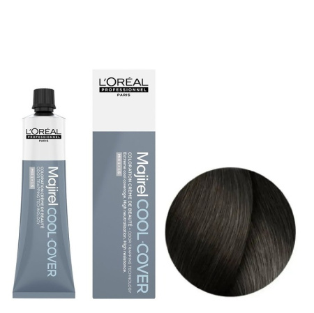 МП L'oreal Крем краска для волос Majirel Cool Cover 6.1 темный блондин пепельный, 60 мл