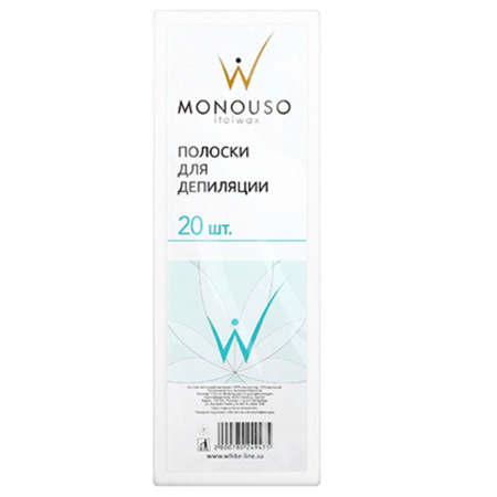 Полоски для депиляции ItalWax 7*20 Полиэстер белый, 20 шт