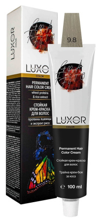 Перманентная крем-краска Luxor Professional Color 9.8 Очень светлый блондин сандрэ, 100 мл