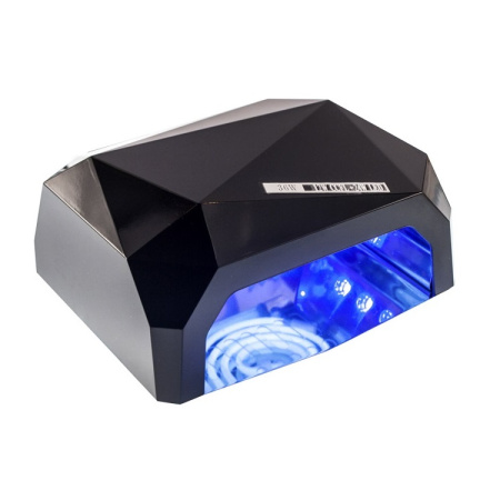 Лампа гибридная LED+CCFL для сушки для ногтей 36 Вт черная