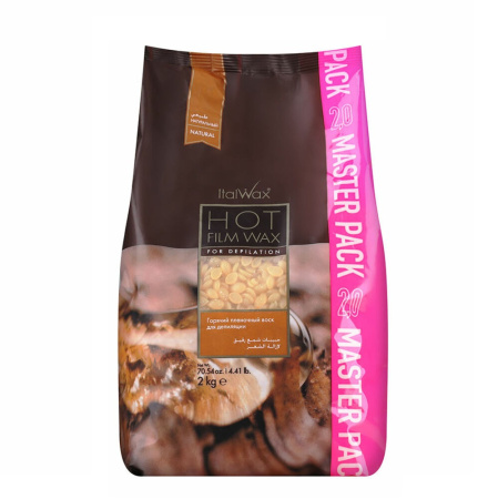 МП Italwax Воск горячий пленочный, Натуральный, гранулы, 2 кг