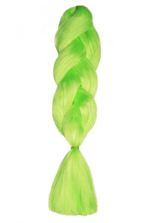 Hairshop 2 Braids З 7 канекалон Светло-зеленый Green, легкий, 1,3 м, 100 г, суперобъем