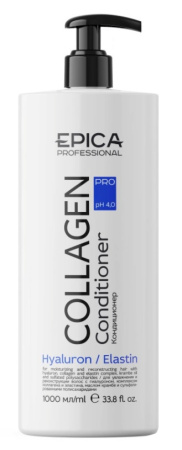 Кондиционер Epica Collagen PRO для увлажнения и реконструкции волос, 1000 мл