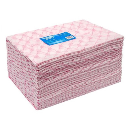 Полотенце в пачке White Line 45*90 спанлейс розовый, 50 шт