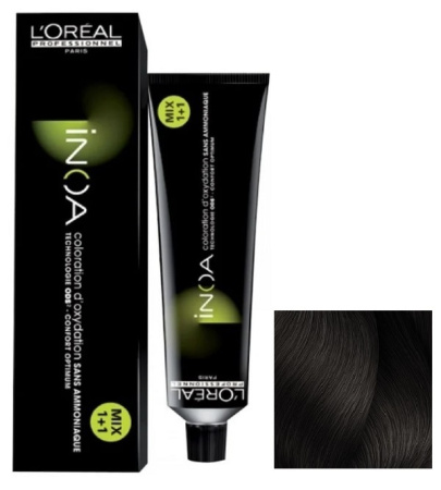 Краска для волос Loreal INOA Resist 5.12 светлый шатен пеп.-перл., 60 мл