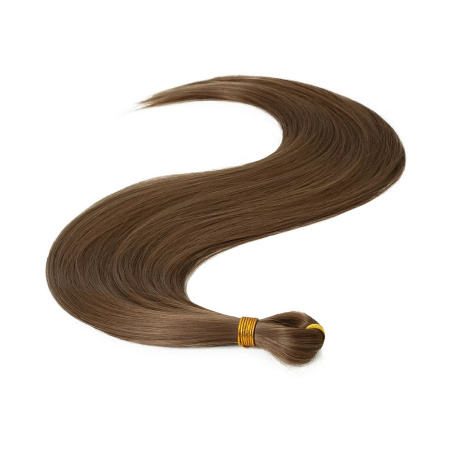 Hairshop Вандер термоволокно Темно-русый 12D, 100 г, 120 см