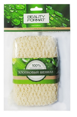 Мочалка брус натуральная (хлопковый шенилл) 