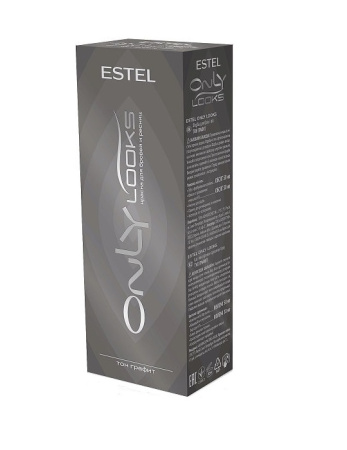 Краска для бровей и ресниц Estel Only Looks графит, 80 мл
