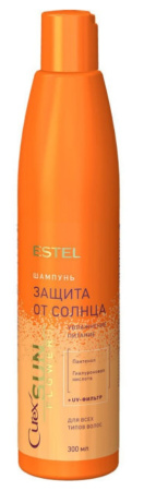Шампунь-защита от солнца для всех типов волос Estel Curex Sunflower, 300 мл