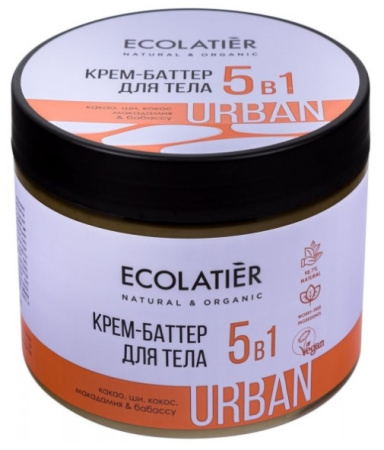 Крем-баттер для тела Urban 5 в 1, 380 мл