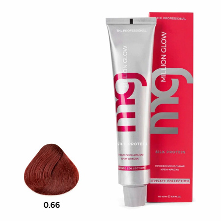 Крем-краска TNL Million Glow Private 0.66 красный, 100 мл