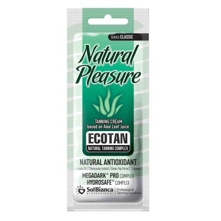 Крем для загара SolBianca Classic Natural Pleasure с экстрактами зеленого чая и ромашки, 15 мл