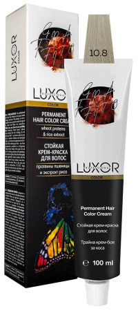 Перманентная крем-краска Luxor Professional 10.8 Платиновый блондин сандрэ, 100 мл													