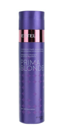 Шампунь серебристый для холодных оттенков блонд Estel Prima Blonde, 250 мл