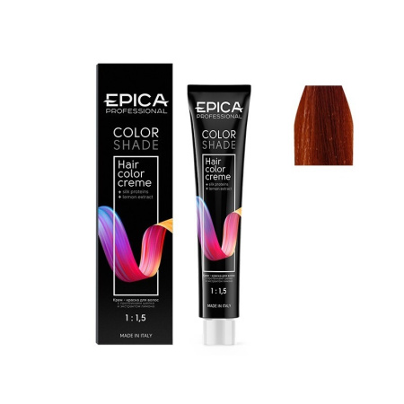 Крем-краска Epica Colorshade 7.44 русый интенсивный медный, 100 мл