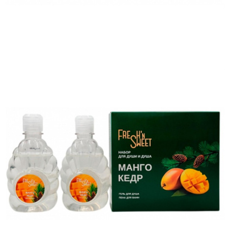 Fresh''nSweet Набор "Манго и Кедр" (гель для душа 275 мл, пена для ванн 275 мл)