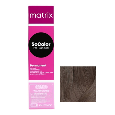Matrix Краситель SoColor 5AV светлый шатен пепельно-перламутровый, 90 мл акция
